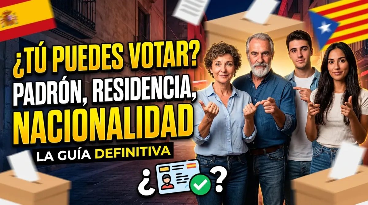 Quién puede votar en España: padrón, residencia y voto exterior