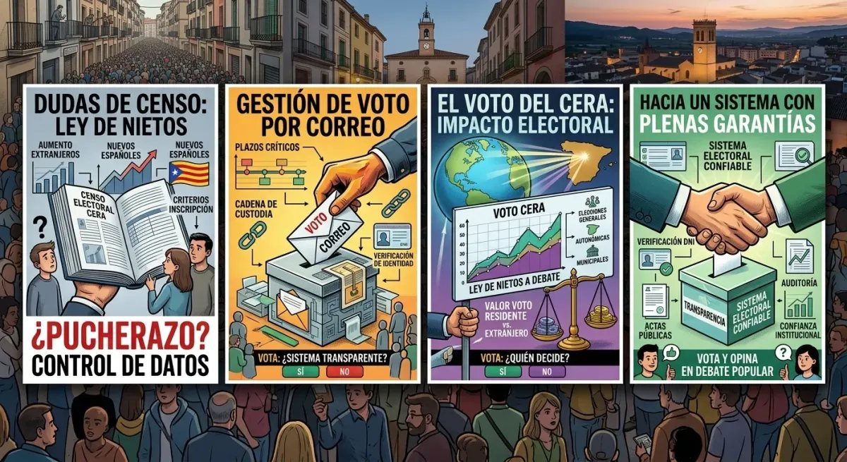 La duda del pucherazo: censo, voto por correo y ley de nietos a debate