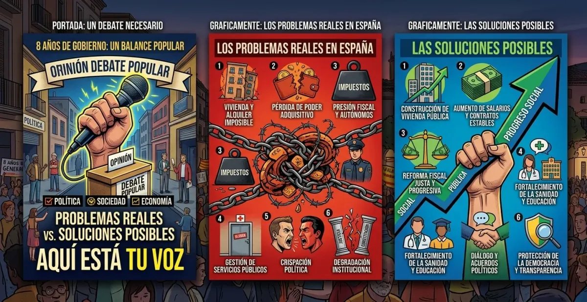 Ocho años de Sánchez: ¿puede la derecha arreglar lo que falla en España?
